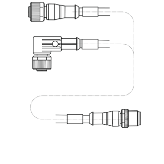 M12 bağlantı kabloları