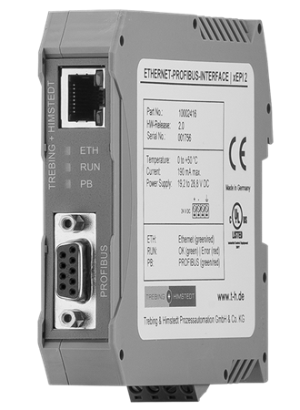 Acoplador Ethernet - Profibus DP - La interfaz Ethernet Profibus garantiza el acceso del software de parametrización (PACTware) al dispositivo de campo