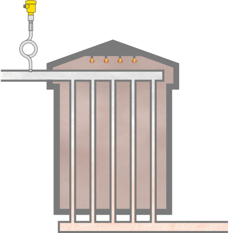 Pressure measurement at the inlet of the primary reformer