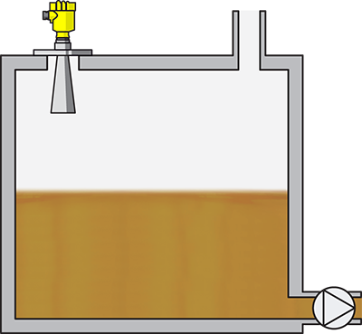 Fuel oil storage tank level measurement 