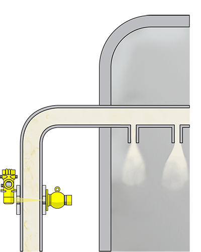 Density measurement in lime milk