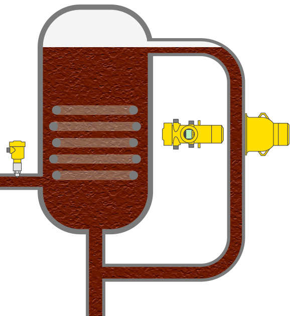Density and pressure measurement during spice slurry thickening
