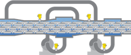 Pressure measurement in the delousing process