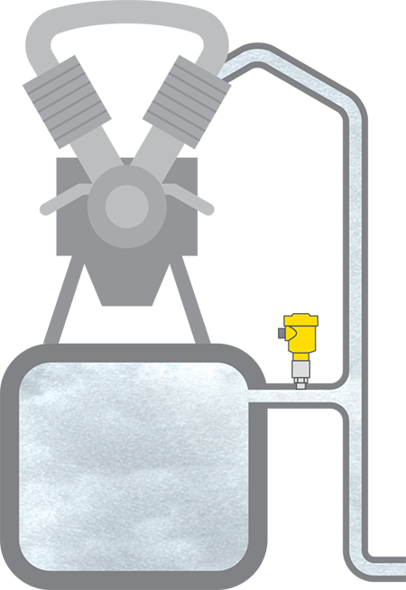 Air compressor system – pressure measurement - VEGA