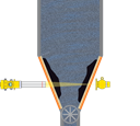 Buildup measurement in cyclones