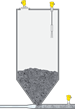 Level and pressure measurement and point level detection in cement silos