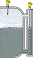 Mesure du niveau et détection de seuil dans le réservoir d'ammoniaque