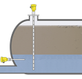 Level measurement and point level detection in a separator vessel tank for recovery of raw materials