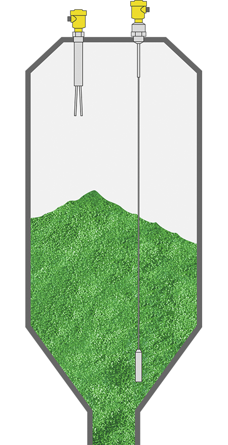 Mesure et détection de niveau dans les silos 