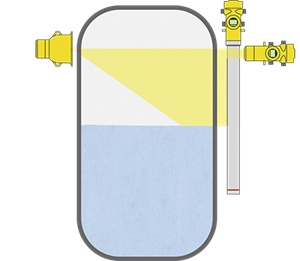 Level measurement and point level detection in highly toxic media