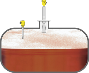 Level measurement and point level detection in toxic liquids storage