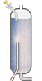 Niveaumeting in de ureumreactor