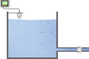 Level measurement for seawater extraction