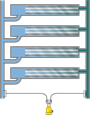 Differential pressure measurement in reverse osmosis