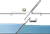 Differential water level measurement for control of screen raking