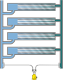 Mesure de pression différentielle pour l'osmose inverse
