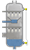 Niveaumeting in de absorber