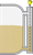 Level measurement in the feed tank