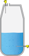 Niveaudetectie in buffertank voor voedingswater