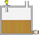 Fuel oil storage tank level measurement 