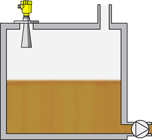 Fuel oil storage tank level measurement