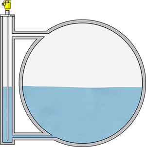 乏汽余热回收凝汽器水位测量