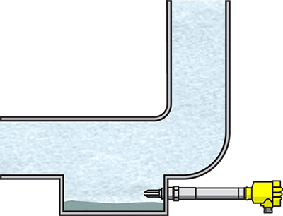 Condensate detection in the water-steam cycle