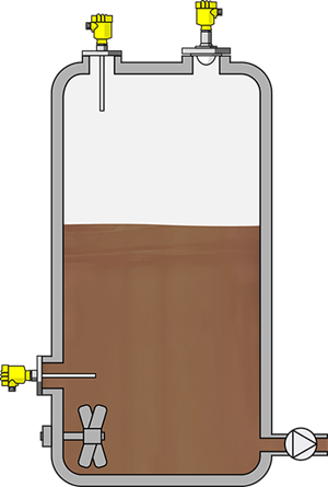 Mesure et détection de niveau dans un réservoir tampon