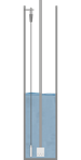 Level measurement in the leachate well