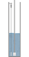 Level measurement in the leachate well