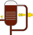 Density and pressure measurement during spice slurry thickening