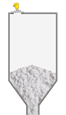 Mesure de niveau dans un silo de farine