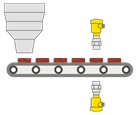 Monitoring of the conveyor belt