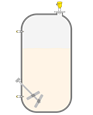 Niveaumeting en -detectie in de opslagtank voor melk en melkproducten