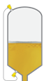 Level measurement in the beer tank
