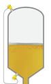 Level measurement in the beer tank