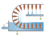 Mesure de pression et détection de niveau pour le nettoyage de bouteilles