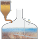 Pressure and point level measurement in the wort kettle and in the hops dissolver