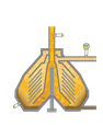 Pressure and limit level measurement in the yeast separator