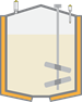 Level measurement and point level detection in the batching tank