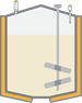 Измерение и сигнализация уровня в резервуаре для приготовления закваски