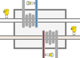 Mesure de pression dans un échangeur de chaleur pendant la pasteurisation