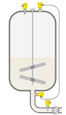 Misura di livello e pressione e rilevamento della soglia di livello nel serbatoio del latte crudo