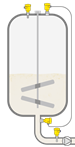 Çiğ süt tankında seviye ve basınç ölçümü, sınır seviye tespiti