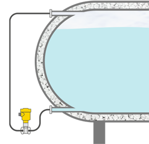 Wasserstofftanker mit flüssigem Wasserstoff