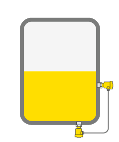 Mesure de densité par pression différentielle électronique