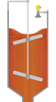 Füllstandmessung im Rührbehälter für Aluminiumoxidpulver