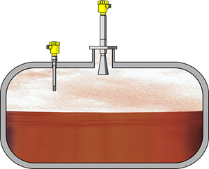 Misura di livello e rilevamento della soglia di livello nello stoccaggio di liquidi tossici