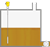 Level measurement in the reservoir tank for hydraulic oil