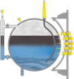 Level and pressure measurement in an oil separator